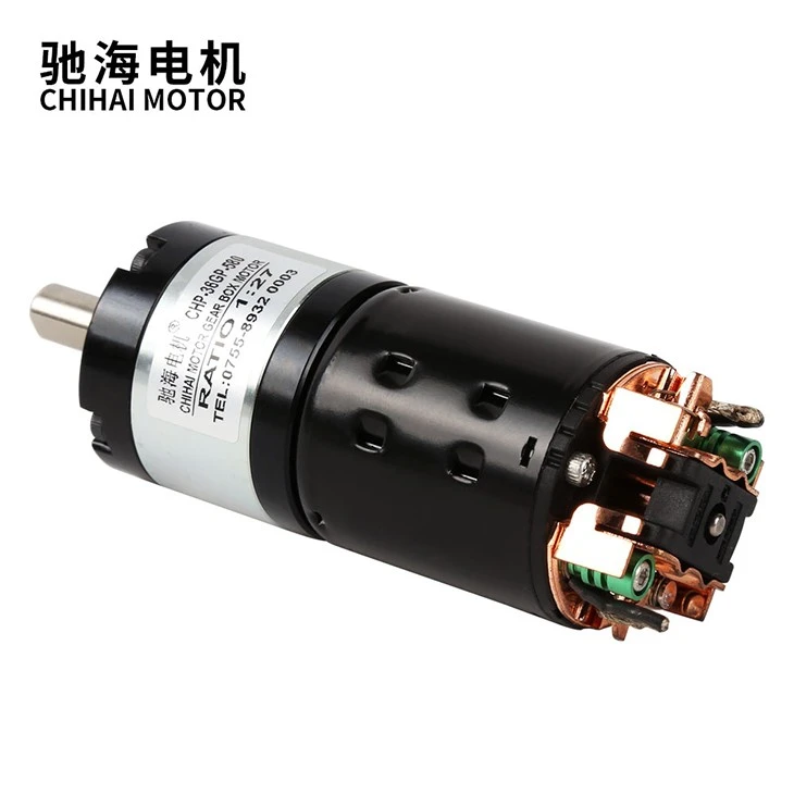 Dc Lengthening Carbon Brush High Speed Robot Driving Motor