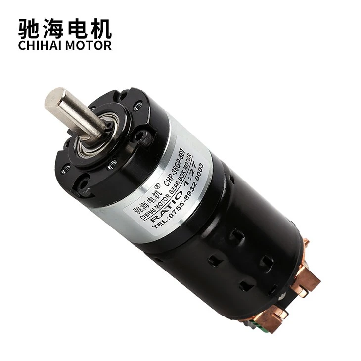 Dc Lengthening Carbon Brush High Speed Robot Driving Motor