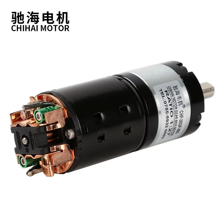 Dc Lengthening Carbon Brush High Speed Robot Driving Motor